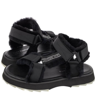 EMU Australia Raven Black W12699 (EM416-a) sandals