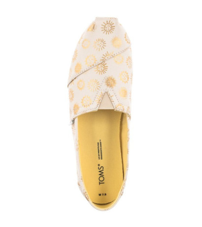 Toms Alpargata Natural Foil Sunny Days Print 10017811 (TS25-a) kurpes