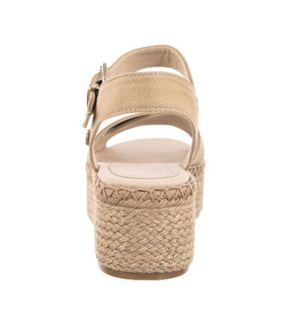 Tommy Hilfiger Shiny Touches Flatform Wedge Light Gold FW0FW06245 0LJ (TH480-a) shoes