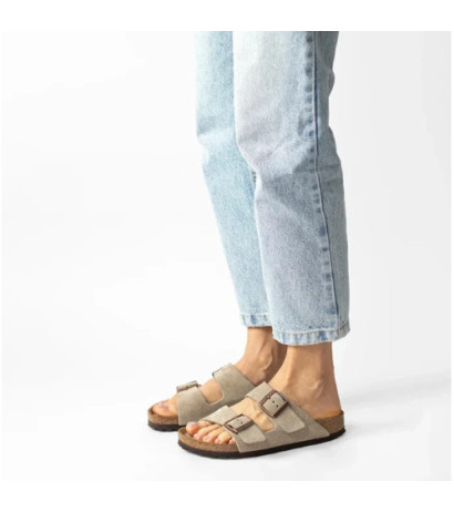 Birkenstock Arizona BS Soft Footbed Taupe 0951303 (BK180-a) Sieviešu apavi/Flip Flops