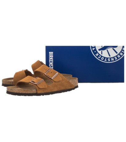 Birkenstock Arizona BS Soft Footbed Mink 1009527 (BK180-b) Sieviešu apavi/Flip Flops