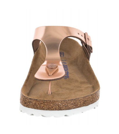 Birkenstock Gizeh BS Soft Footbed Metallic Copper 1005048 (BK189-a) apavi