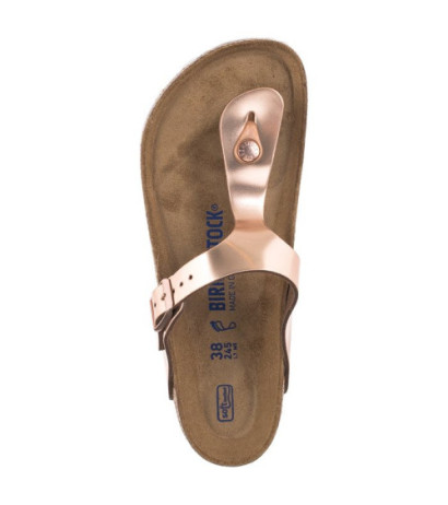 Birkenstock Gizeh BS Soft Footbed Metallic Copper 1005048 (BK189-a) flip flops