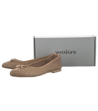 Wojas Beżowe 44006-54 (WO83-c) ballerinas
