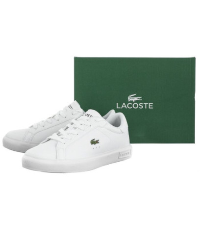 Lacoste Powercourt 0721 1 SUJ WHT 7-41SUJ001421G (LC389-b) sporta apavi