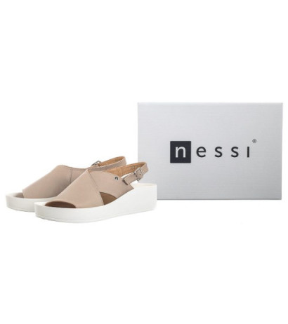 Nessi Beżowe 22219  (NE283-c) shoes