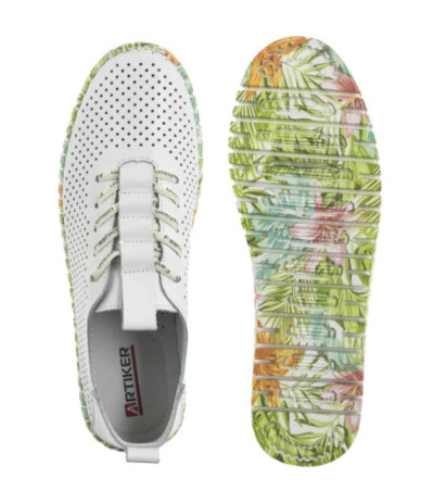 Artiker Białe/Zielone 52C1381 (AR25-c) shoes
