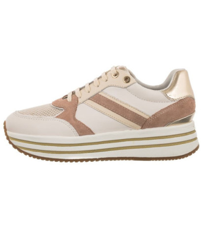 Geox D Kency B Off White/Dk Skin D16QHB 08522 C1Q5Q (GE22-a) sports Shoes