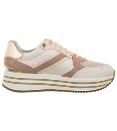 Geox D Kency B Off White/Dk Skin D16QHB 08522 C1Q5Q (GE22-a) sports Shoes