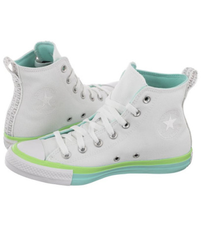 Converse CT All Star Hi White/Light Dew/Lime Rave A00543C (CO568-a) apavi