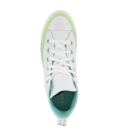 Converse CT All Star Hi White/Light Dew/Lime Rave A00543C (CO568-a) bateliai
