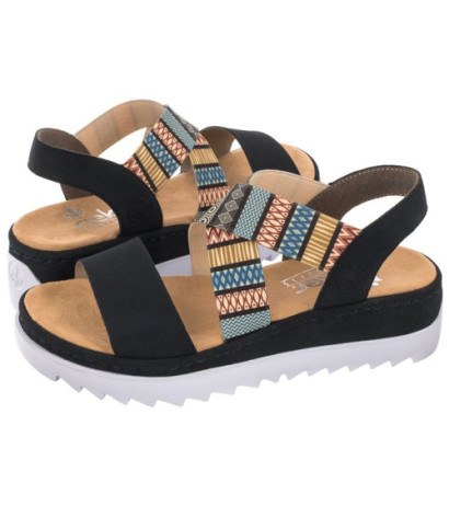 Rieker Granatowe V44G8-14 Blue Combination (RI2-b) kingad