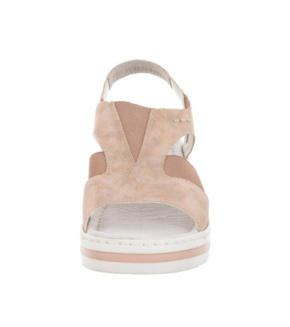 Rieker Różowe V02Y5-31 Rosa (RI1-b) kurpes