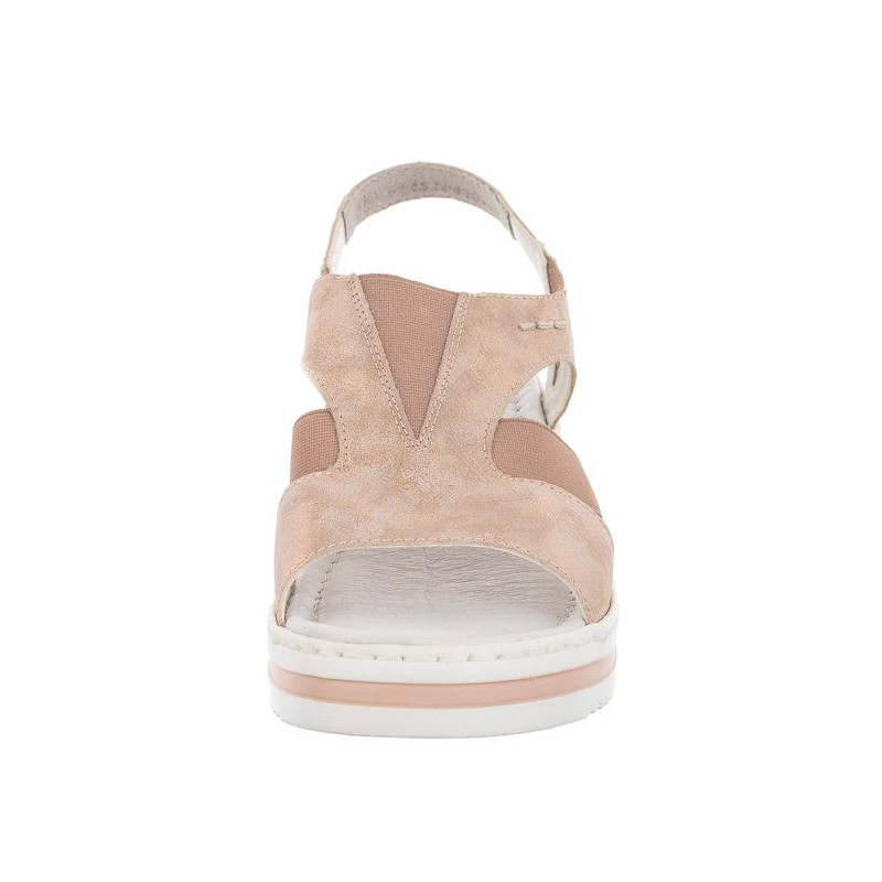 Rieker Różowe V02Y5-31 Rosa (RI1-b) kurpes