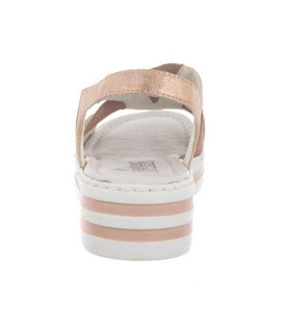 Rieker Różowe V02Y5-31 Rosa (RI1-b) kurpes