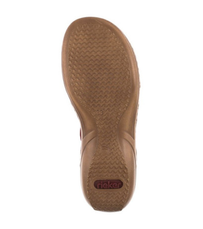 Rieker Czerwone 60804-33 Red Combination (RI24-a) sandales