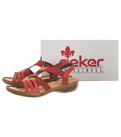 Rieker Czerwone 60804-33 Red Combination (RI24-a) sandaalid