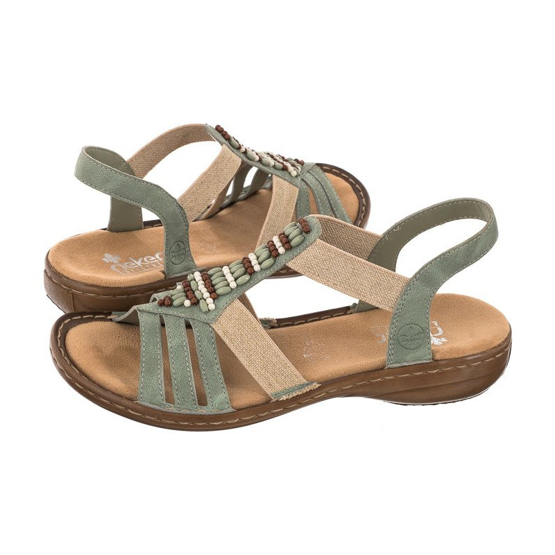 Rieker Zielone 60851-52 Green (RI33-a) kurpes