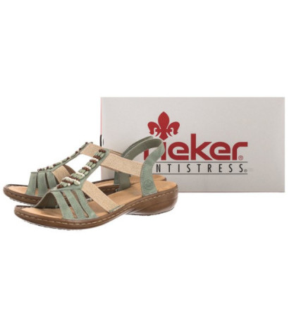 Rieker Zielone 60851-52 Green (RI33-a) shoes