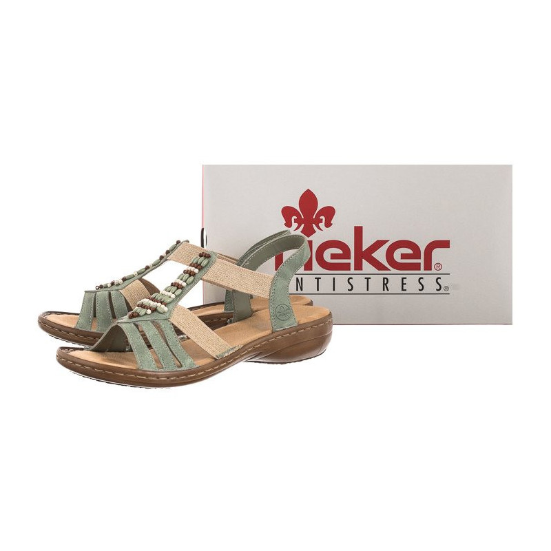 Rieker Zielone 60851-52 Green (RI33-a) kurpes