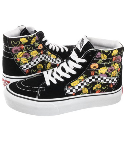 Vans SK8-HI Platform Poppy Checkerboard Black VN0A5KY2BML1 (VA369-a) sportiniai bateliai