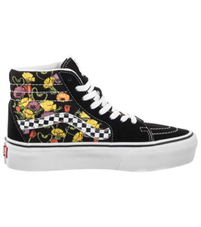 Vans SK8-HI Platform Poppy Checkerboard Black VN0A5KY2BML1 (VA369-a) sporta apavi