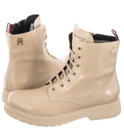 Tommy Hilfiger Lace-Up Bootie Beige T4A5-32411-1453 500 (TH512-b) kurpes