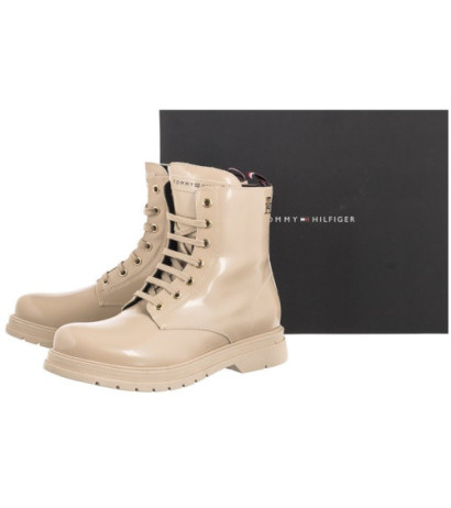 Tommy Hilfiger Lace-Up Bootie Beige T4A5-32411-1453 500 (TH512-b) batai