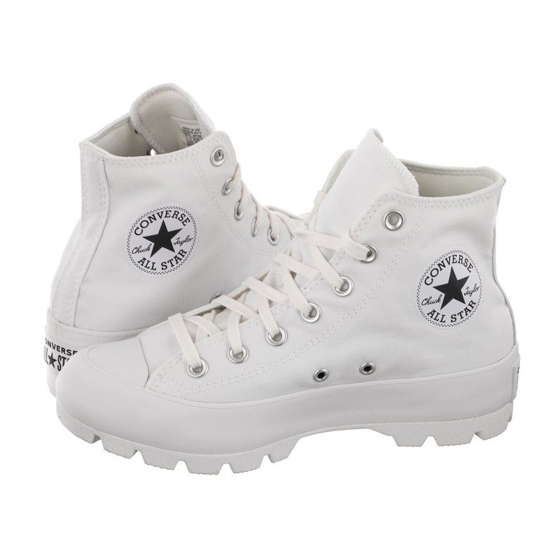 Converse CT All Star Lugged Hi White/Black/White 565902C (CO571-a) apavi