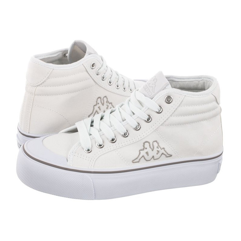 Kappa Boron Mid Pf 243161/1015 White/Silver (KA209-a) apavi