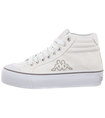 Kappa Boron Mid Pf 243161/1015 White/Silver (KA209-a) bateliai