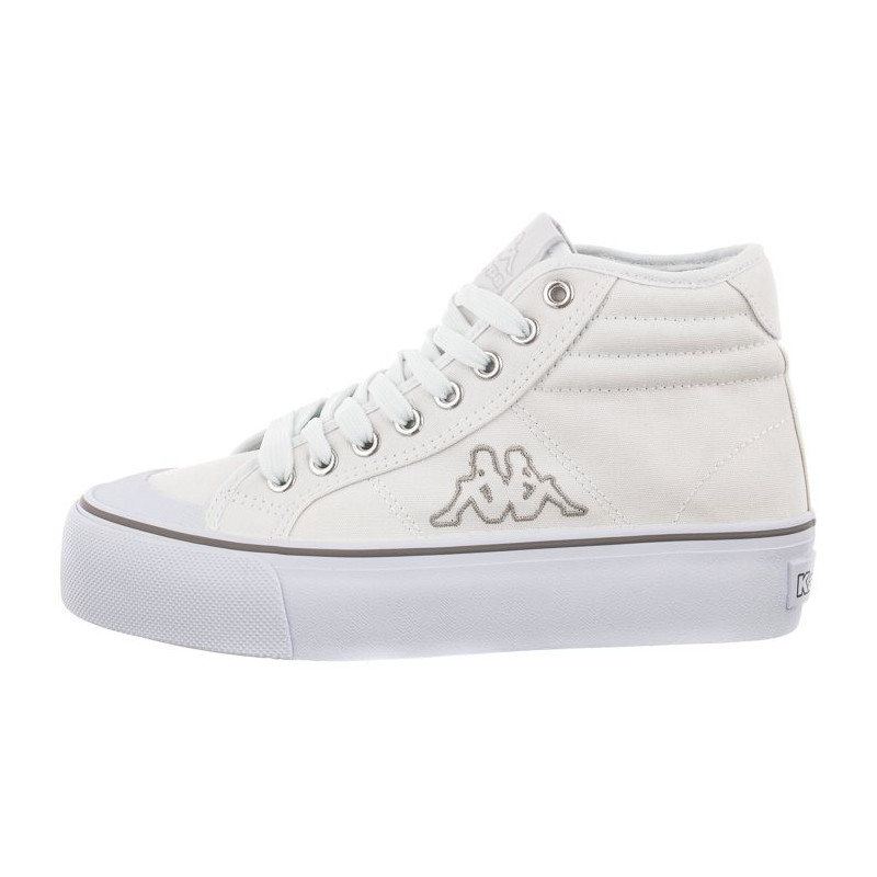 Kappa Boron Mid Pf 243161/1015 White/Silver (KA209-a) apavi