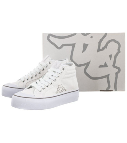 Kappa Boron Mid Pf 243161/1015 White/Silver (KA209-a) kingad