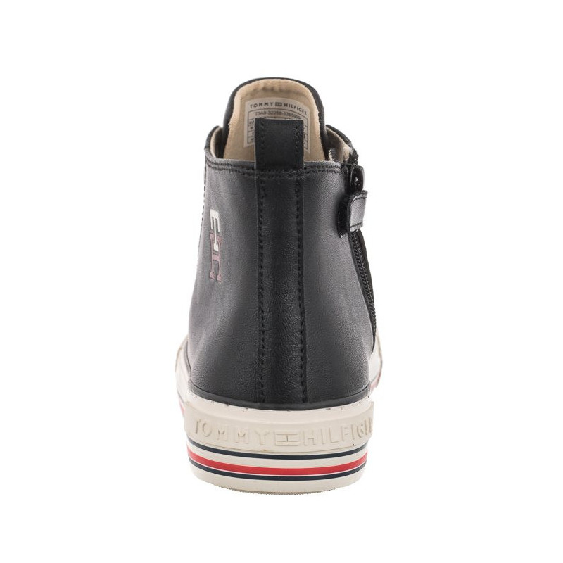 Tommy Hilfiger High Top Lace-Up Sneaker Black T3A9-32288-1355 999 (TH530-a) apavi