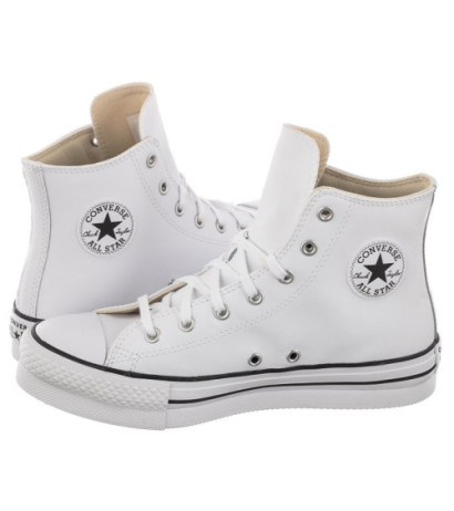 Converse CTAS Eva Lift Hi White/Natural Ivory/Black A02486C (CO573-a) bateliai