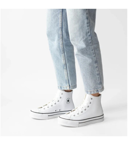 Converse CTAS Eva Lift Hi White/Natural Ivory/Black A02486C (CO573-a) shoes