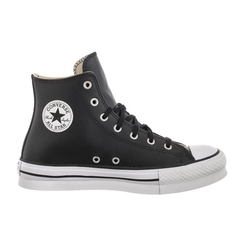 Converse CTAS Eva Lift Hi Black/Natural Ivory/White A02485C (CO573-b) bateliai
