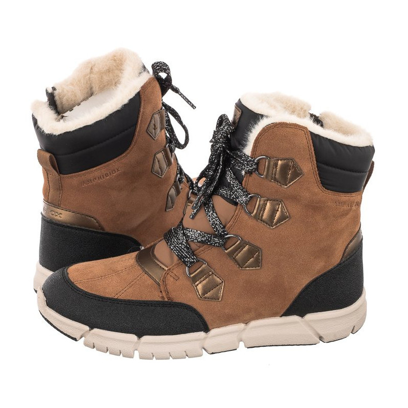 Geox J Flexyper G. Whisky/Black J16APA 022FU C6175 (GE38-a) kurpes