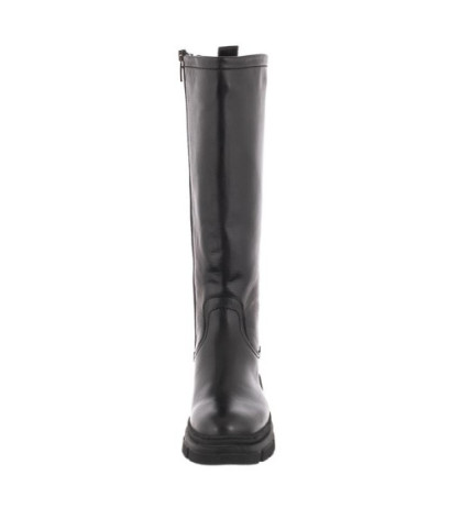 Tamaris Czarne 1-25622-29 003 Black Leather (TM405-a) boots