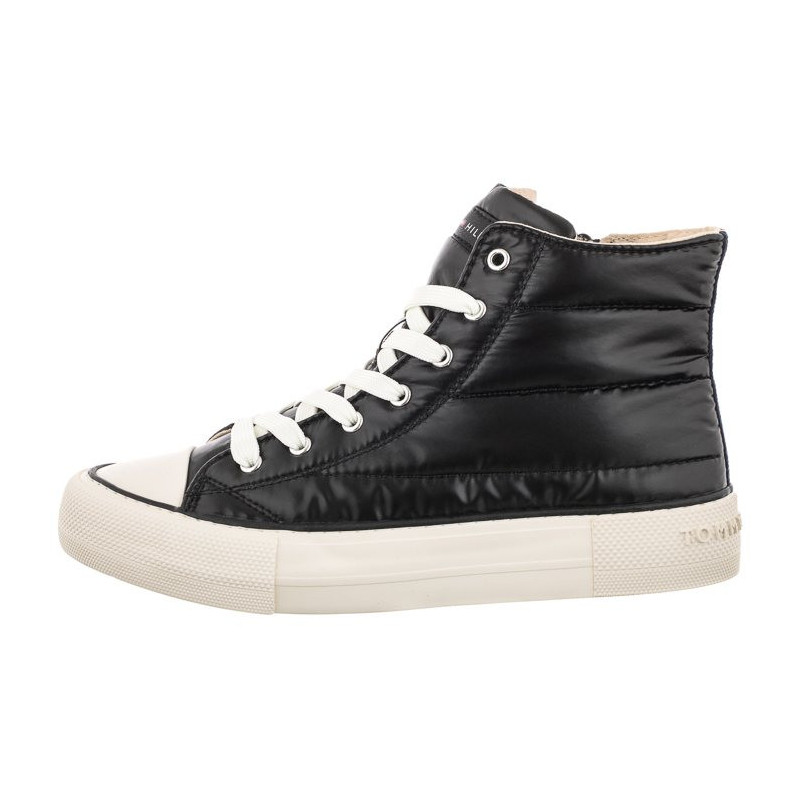 Tommy Hilfiger High Top Lace-Up- Sneaker Black T3A9-32290-1437999 (TH535-a) apavi