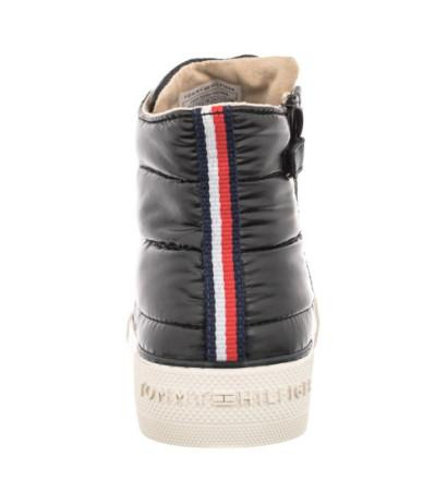Tommy Hilfiger High Top Lace-Up- Sneaker Black T3A9-32290-1437999 (TH535-a) bateliai