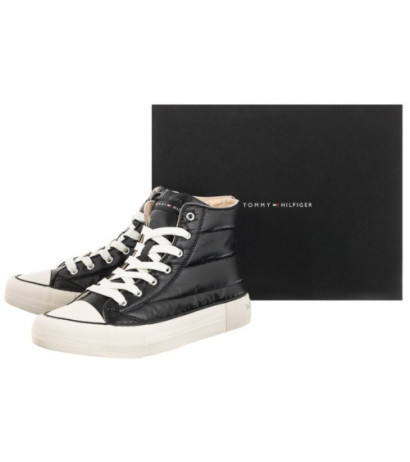 Tommy Hilfiger High Top Lace-Up- Sneaker Black T3A9-32290-1437999 (TH535-a) apavi
