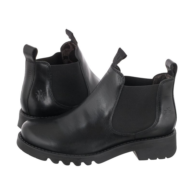 FLY London Rika Rug Black P144894000 (FL372-a) shoes