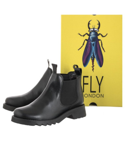 FLY London Rika Rug Black P144894000 (FL372-a) shoes