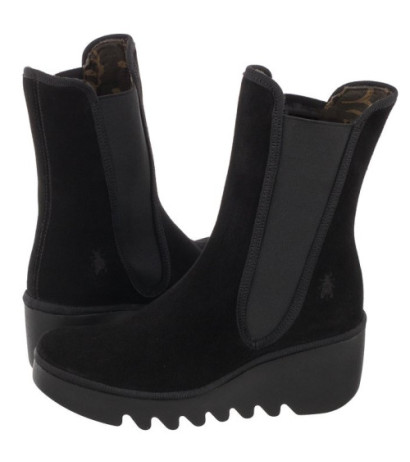 FLY London Byro Oil Suede Black P501395000 (FL373-a) kurpes