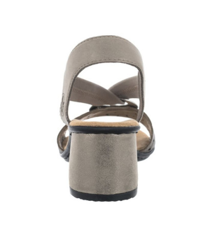 Rieker Białe 64677-64 Beige (RI12-b) kurpes