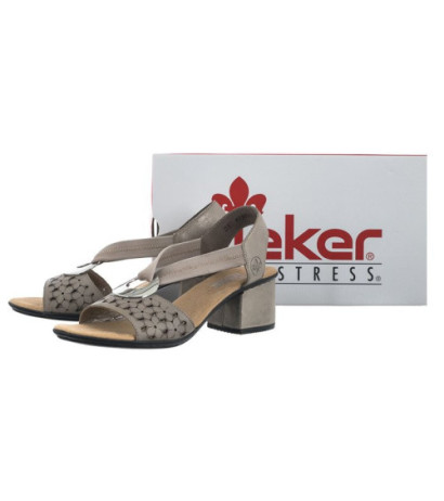 Rieker Białe 64677-64 Beige (RI12-b) bateliai