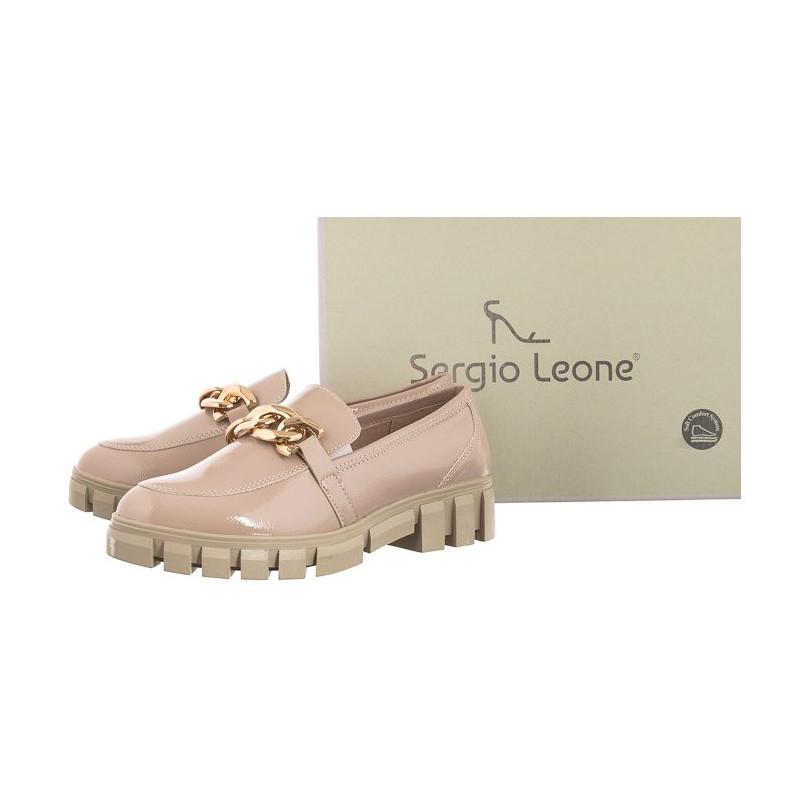 Sergio Leone Beżowe MK 751 (SL450-a) shoes
