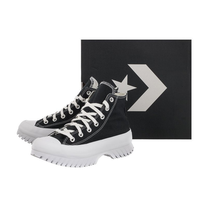 Converse CT All Star Lugged 2.0 Hi Black/Egret/White A00870C (CO583-a) shoes