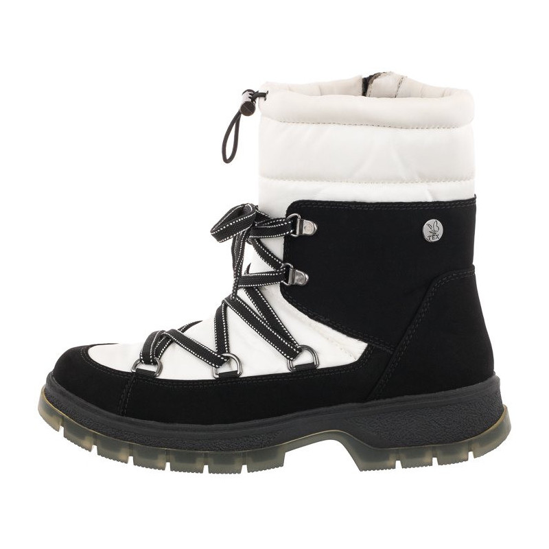 Caprice Czarne/Białe 9-26230-29 061 Black/White (CP340-b) zābaki